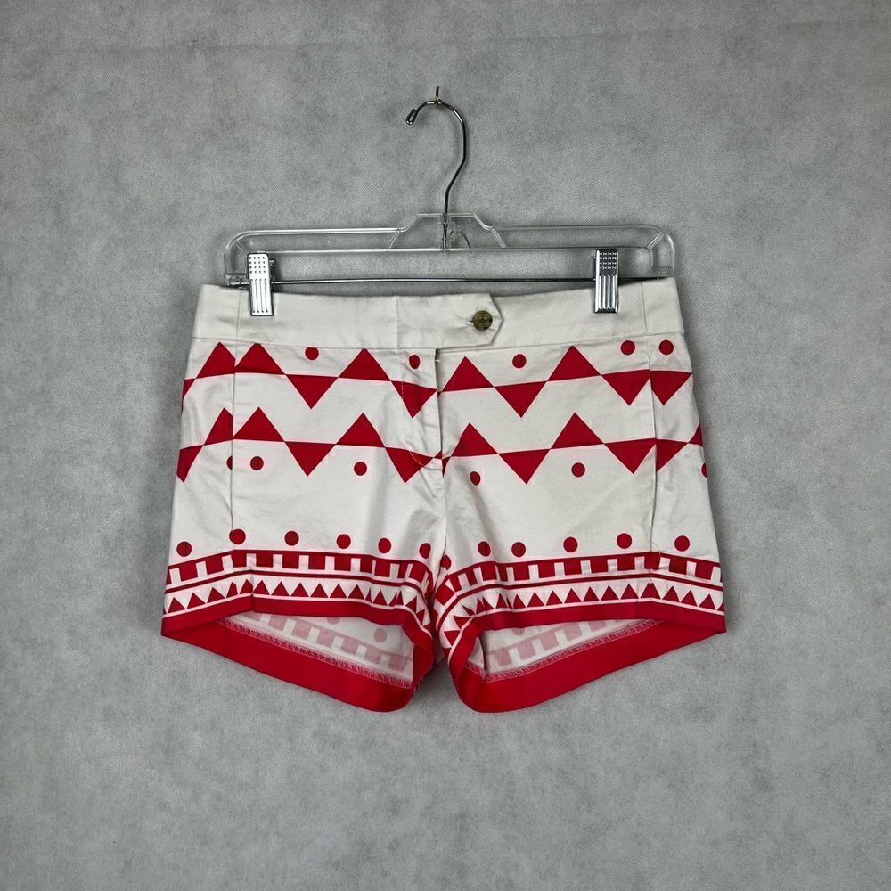 J.Crew White And Pink Shorts